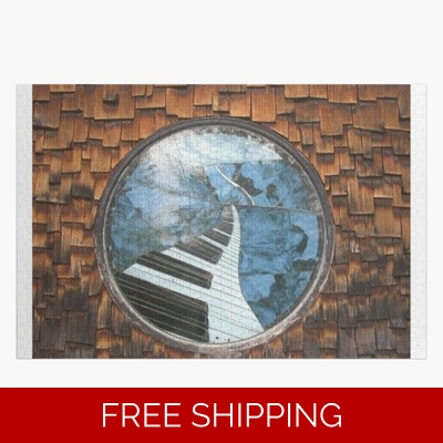 Le Studio Jigsaw Puzzle Building Piano Window Shingles